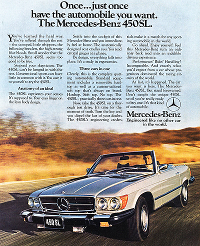 1976 Mercedes-Benz Advertising